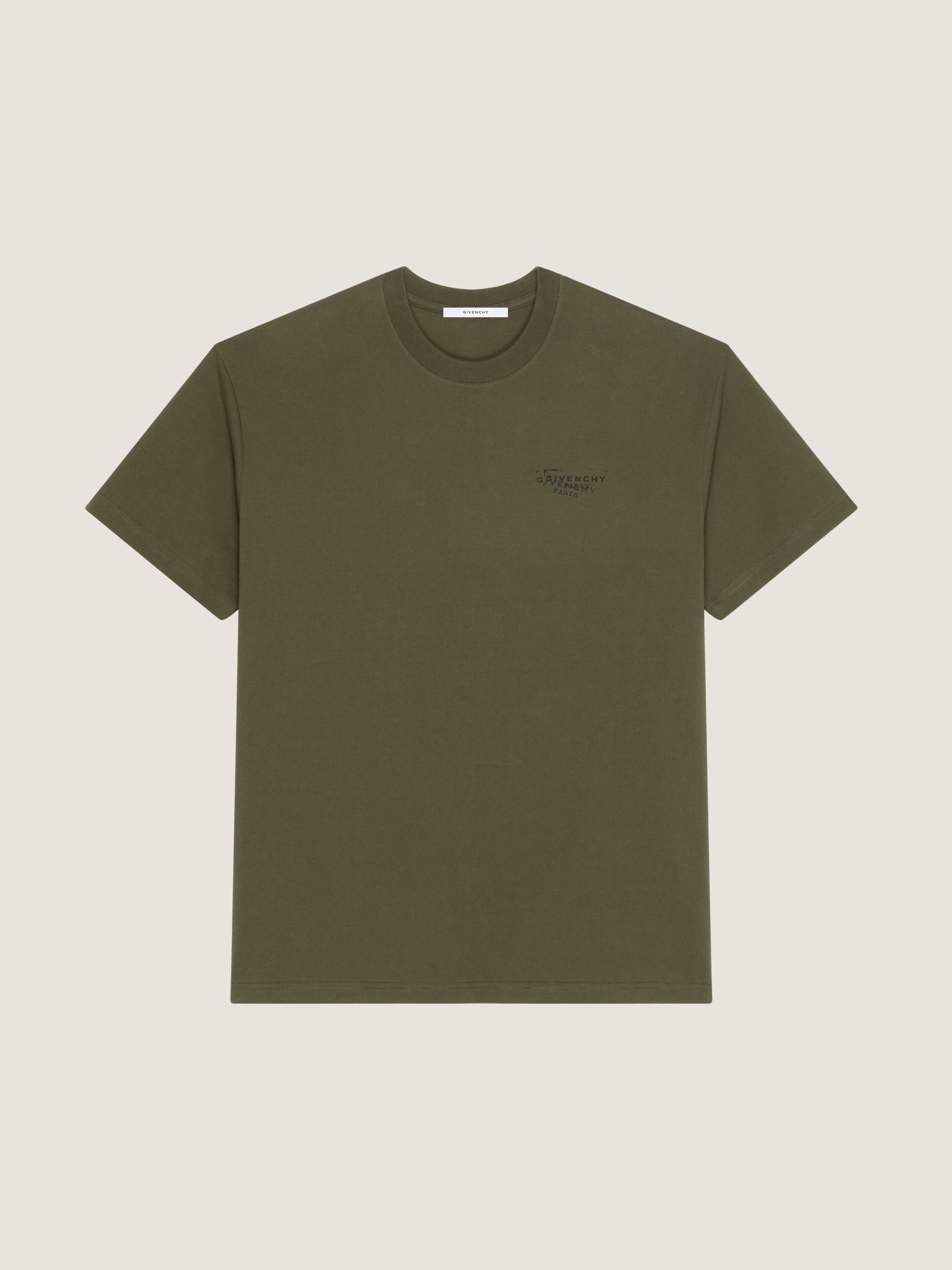 T-shirt in cotton with GIVENCHY Stamp print